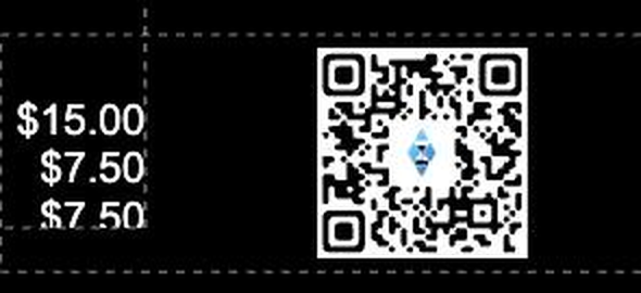 The QR Code component showing a generated code with the UHT mark at its centre